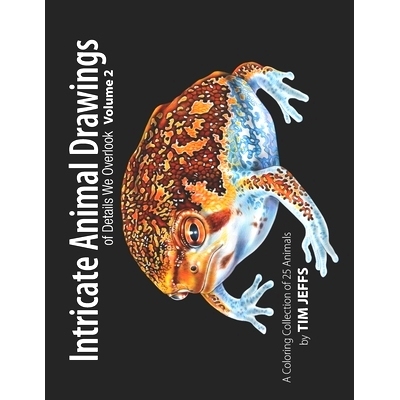 预订 Intricate Animal Drawings of Details We Overlook: Volume 2: 9798738187162