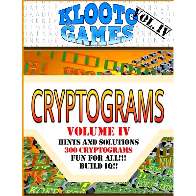 预订 KLOOTO Games CRYPTOGRAMS Vol. IV: 9781511497060