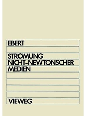 预订 Strömung nicht-newtonscher Medien: 9783528033392