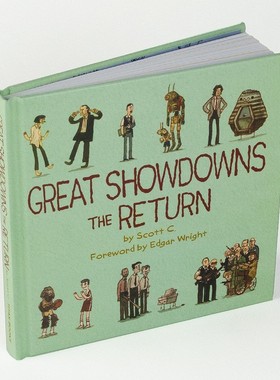 英文原版 Scott Campbell的异想电影插画：归来 Great Showdowns: The Return BJ