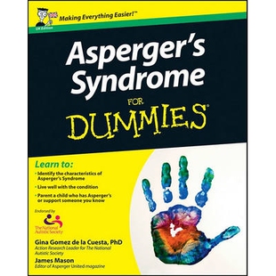 for Dummies 英国版 Asperger’S 9780470660874 亚斯伯格综合症入门书 Syndrome Edition 预订