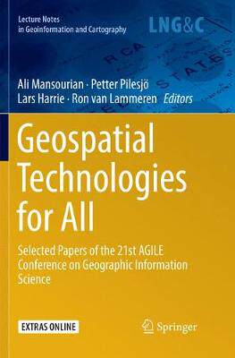 【预订】Geospatial Technologies for All:Selected Papers of the 21st AGILE Conference on Geographic Information Sci...