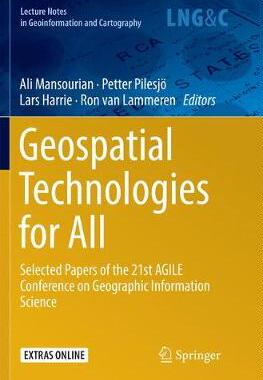 【预订】Geospatial Technologies for All:Selected Papers of the 21st AGILE Conference on Geographic Information Sci...