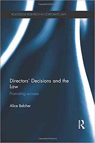 【预售】Directors’ Decisions and the Law