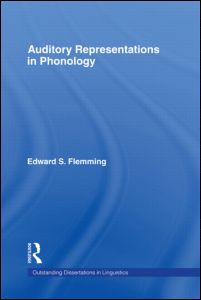 【预订】Auditory Representations in Phonology
