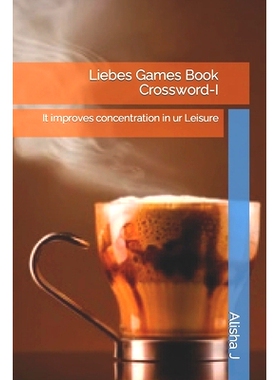 预订 Liebes Games Book Crossword-I: It improves concentration in ur Leisure: 9798352349809