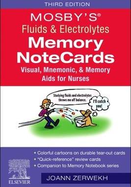 [预订]Mosby’s(r) Fluids & Electrolytes Memory Notecards 9780323832250