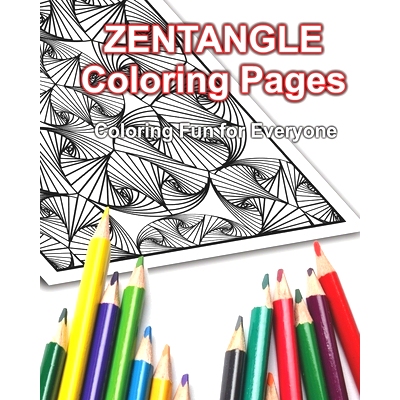 预订 Zentangle Coloring Pages: Coloring Fun for Everyone!: 9781659080926