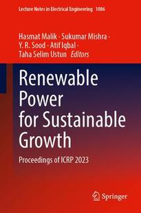 Sustainable Power for 9789819967483 Growth 预订 Renewable