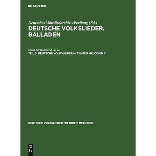 Bd. Melodien Seeman 9783111228174 预订 Dvlm Deut.Volksl.