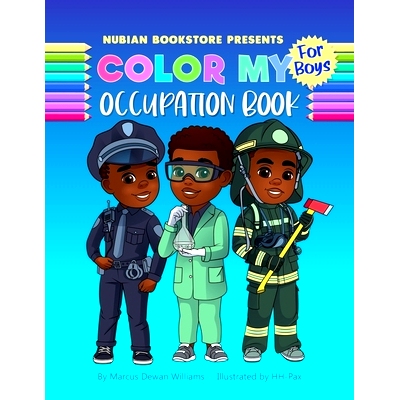 预订 Nubian Bookstore Presents Color My Occupation Book For Boys: 9798218185251