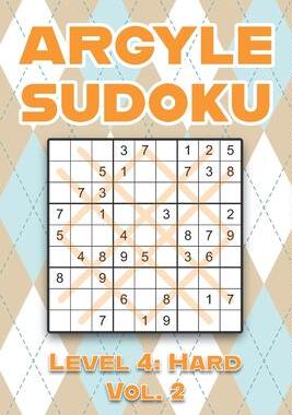 [预订]Argyle Sudoku Level 4: Hard Vol. 2: Play Argyle Sudoku 9x9 Nine Numbers Grid With Solutions Hard Lev 9798744714871