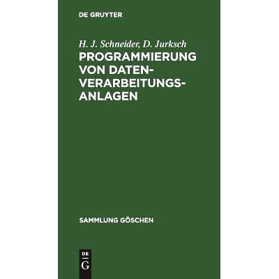 预订 Programmierung von Datenverarbeitungsanlagen: 9783111013046