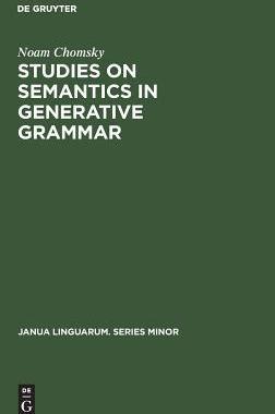 [预订]Studies on Semantics in Generative Grammar 9789027979643