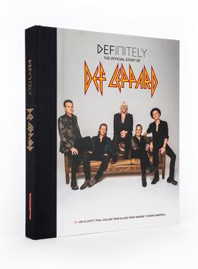 威豹乐队的故事 官方自传摄影集 精装艺术画册 英文原版 Definitely: The Story of Def Leppard