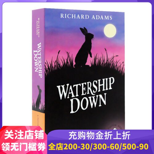 英文原版 兔子共和国 BBC动画剧集原著 Watership Down 詹姆斯·麦卡沃伊、尼古拉斯·霍尔特、裴淳华配音 沃特希普荒原