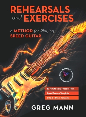 预订 Rehearsals and Exercises: A Method for Playing Speed Guitar: 9798218065676
