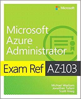 【预售】Exam Ref Az-103 Microsoft Azure Administrator