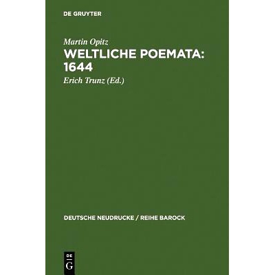 预订 Weltliche Poemata : 1644: Erster Teil: 9783484160019