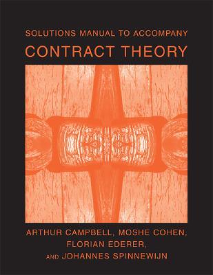 【预售】Solutions Manual to Accompany Contract Theory