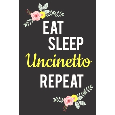 预订 Eat, Sleep, Uncinetto Repeat.: Carta quadretti 4:5 per annotare punti, schemi, patterns e motivi dei tuoi lavori al
