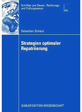 预订 Strategien optimaler Repatriierung: 9783834911124