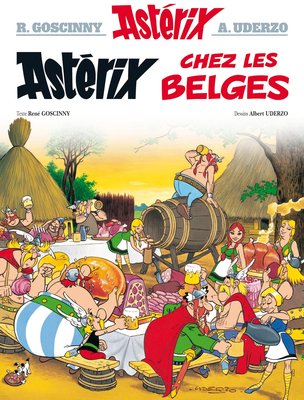 法语原版 高卢英雄历险记24: 阿斯特克斯在比利时 Une aventure d'Astérix Vol.24：Astérix chez les Belges 法国经典漫画