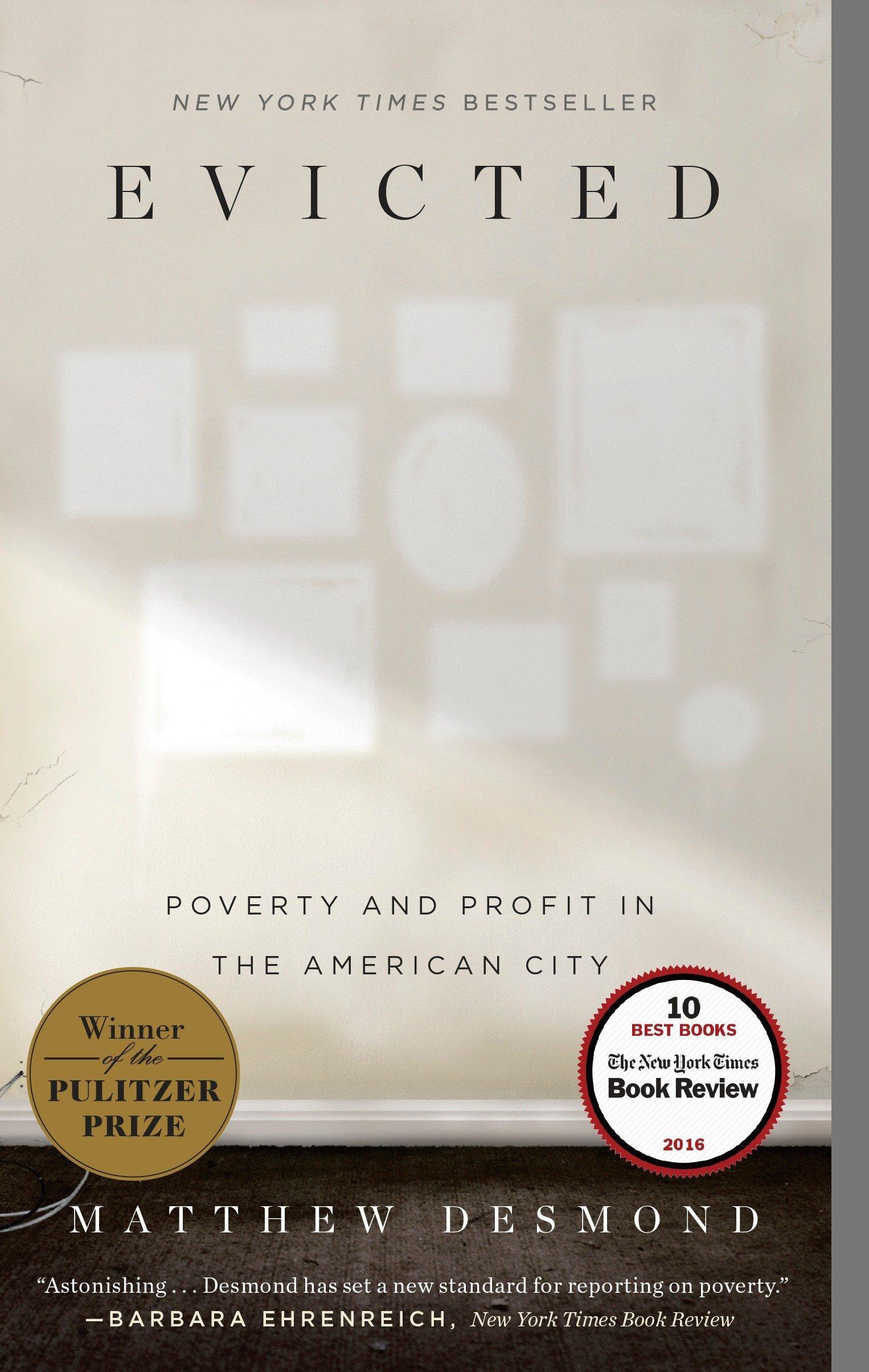 扫地出门：美国城市的贫穷与暴力 Matthew Desmond英文原版 Evicted: Poverty and Profit in the American City-封面