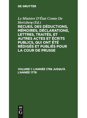 预订 L’année 1756 jusqu’à l’année 1778: 9783112451656