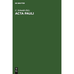 koptischen 9783112491652 Pauli Nr. Papyrushandschrift Heidelberger der Aus Acta 预订