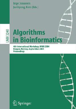 【预订】Algorithms in Bioinformatics