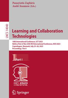 [预订]Learning and Collaboration Technologies: 10th International Conference, Lct 2023, Held as Part of th 9783031344107