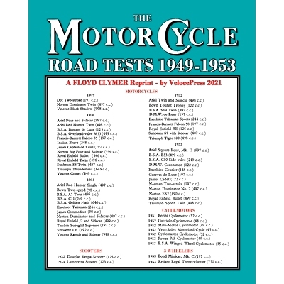 预订 MOTORCYCLE ROAD TESTS 1949-1953 (From the Motor Cycle magazine UK): 9781588502377