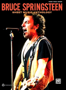 现货 布鲁斯·斯普林斯汀：歌曲精选集 英文原版乐谱 Bruce Springsteen: Sheet Music Anthology