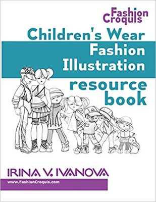 【预订】Children’s Wear Fashion Illustration Resource Book: Children’s Figure Drawing Template 9780692554074