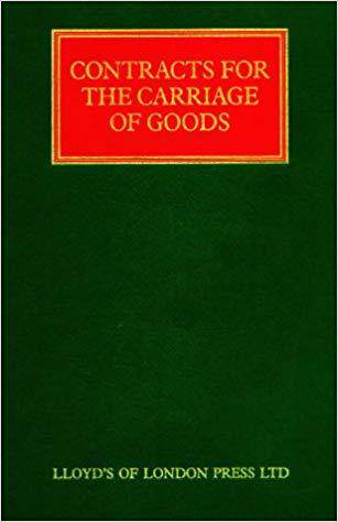 【预售】Contracts for the Carriage of Goods