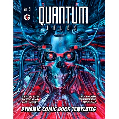 预订 Quantum Tales Volume 9: Dynamic Comic Book Templates: 9781691169986