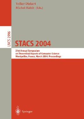 【预订】STACS 2004