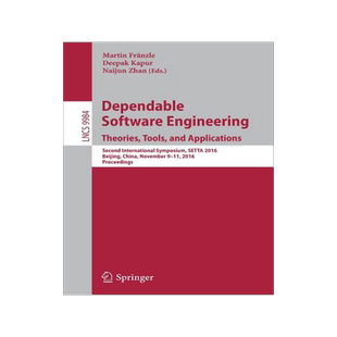 预订 Dependable Software Engineering: Theories, Tools, and Applications
