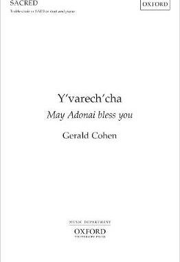 【预订】Y’varech’cha (May Adonai bless you)