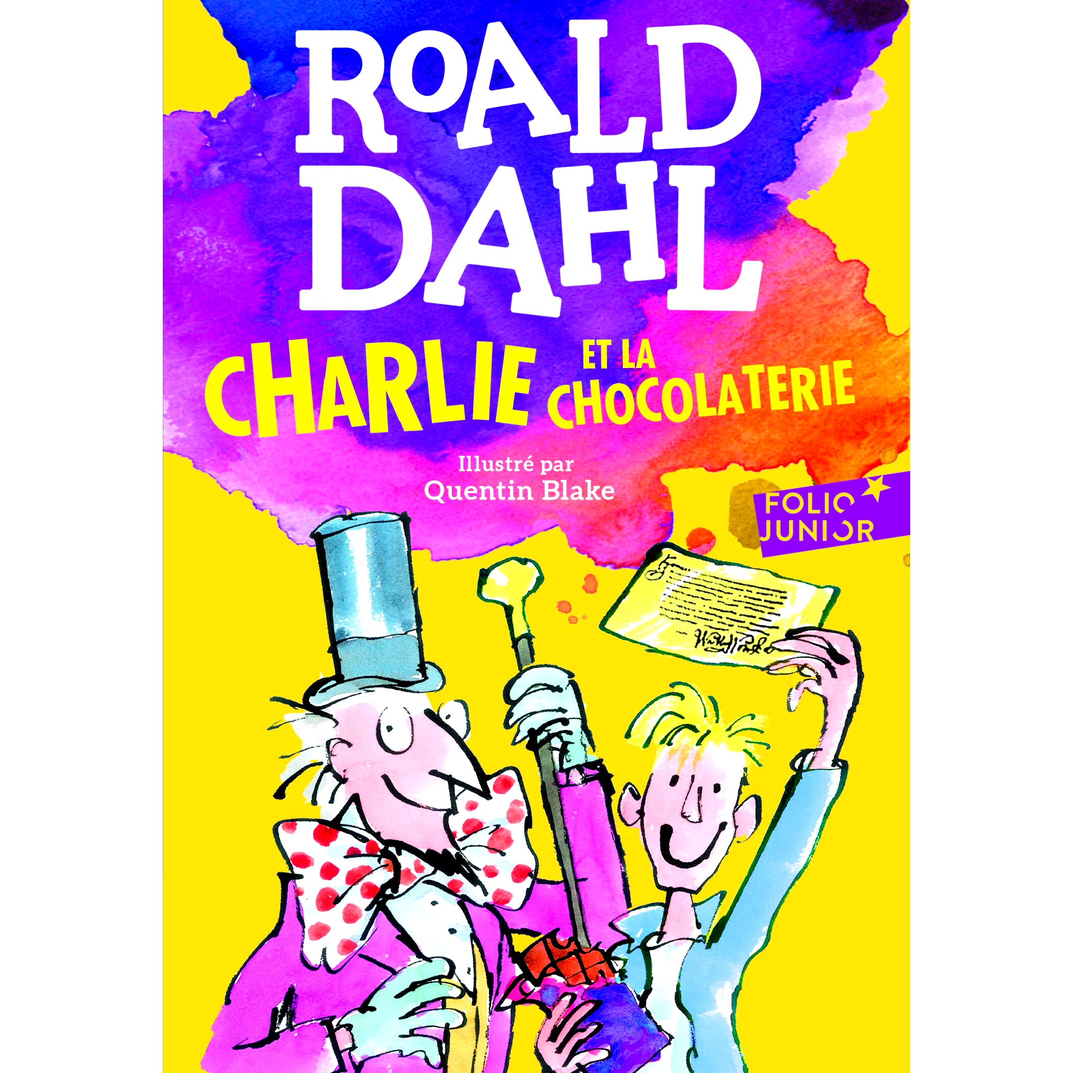 法语原版 查理和巧克力工厂Charlie et la chocolaterie Roald Dahl罗尔德达尔系列插图版 青少年小学生10岁以上B1经典课外阅读