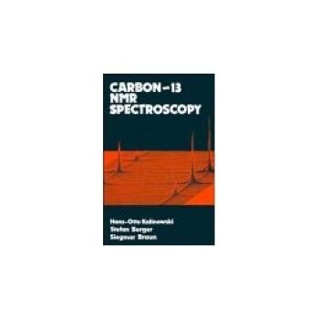 预订 Carbon-13 Nmr Spectroscopy: 9780471913061