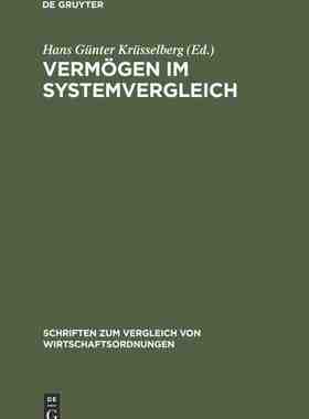 【预订】Vermögen im Systemvergleich 9783828252790