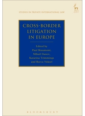 预订 Cross-Border Litigation in Europe 欧洲的跨境诉讼: 9781509936922
