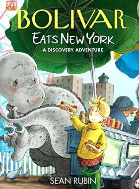 现货 Bolivar Eats New York 玻利瓦尔的纽约美食之旅 英文原版 Sean Rubin 漫画图像小说 寻找玻利瓦尔2