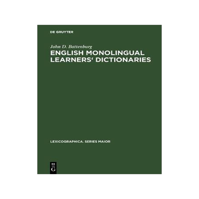 [预订]English monolingual learners’ dictionaries 9783484309395
