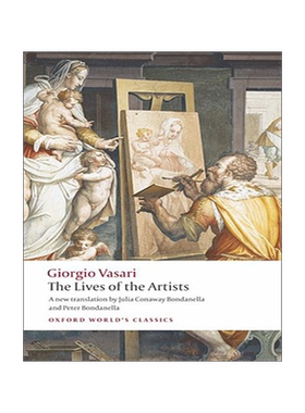预售 英文原版 艺术家的生活 （牛津世界经典） The Lives of the Artists Oxford World's Classics
