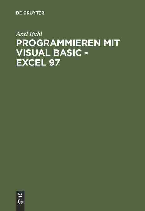 【预订】Programmieren mit Visual Basic - Excel 97 9783486246773