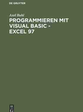 【预订】Programmieren mit Visual Basic - Excel 97 9783486246773