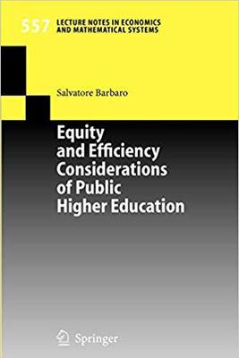 【预订】Equity and Efficiency Considerations of Public Higher Education 9783540261971